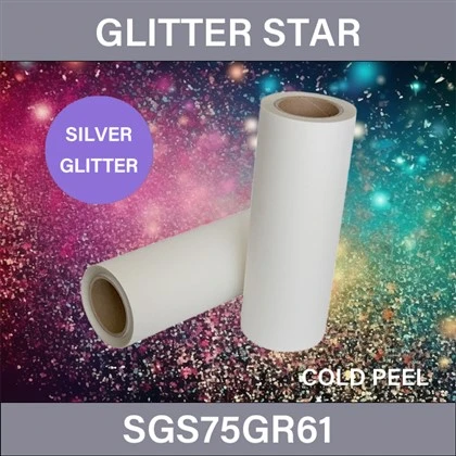 Film för Silver Glitter DTF