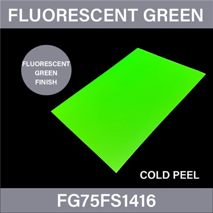Fluorescerande grönt DTF -överföringsark