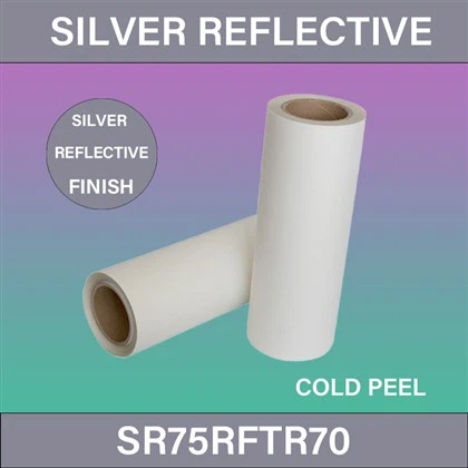 Silverreflekterande DTF-folierulle