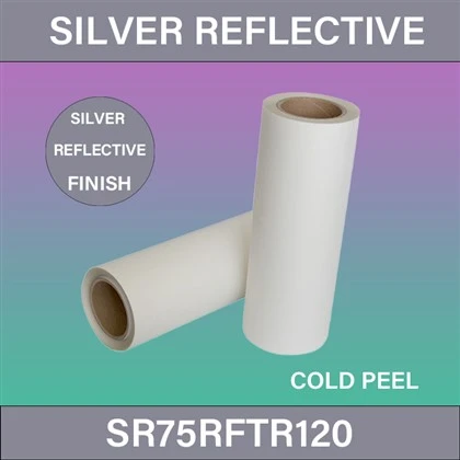 Silver reflekterande film för DTF